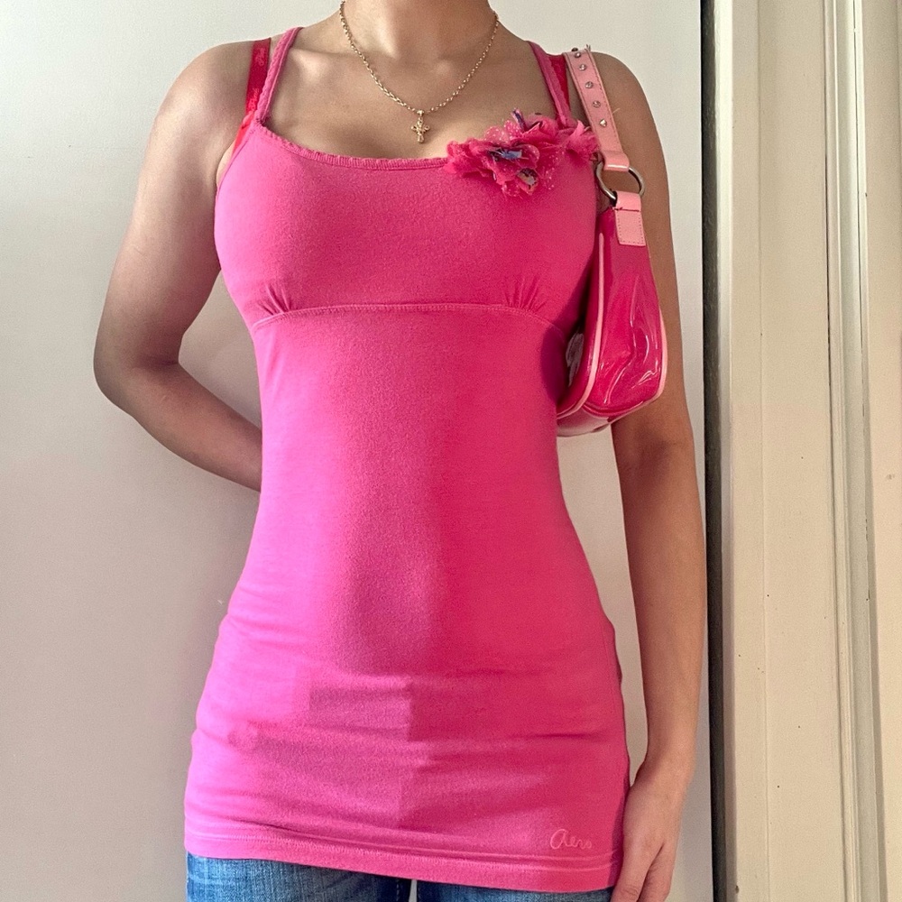 Early 2000s Aeropostale pink cami